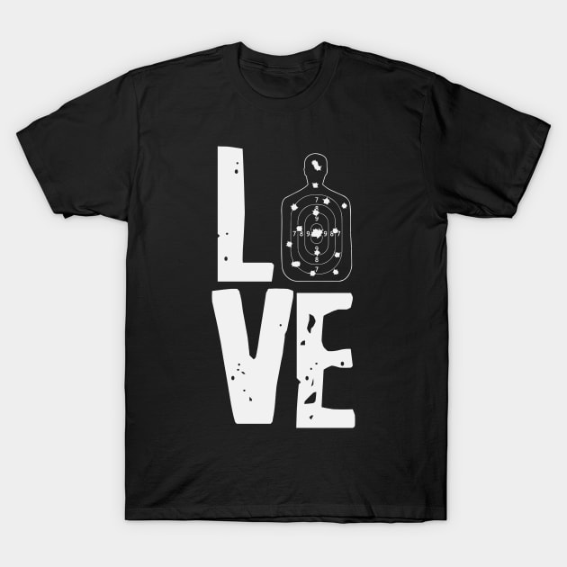 Shooting Sports Love | Shooter Sport Weapon Hunter T-Shirt by DesignatedDesigner